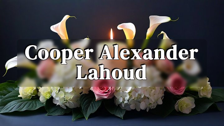 Cooper Alexander Lahoud, San Mateo, California