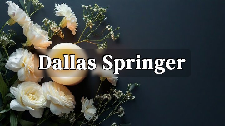 Dallas Springer, Mifflinburg, Pennsylvania