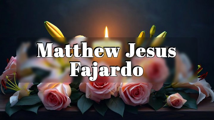 Matthew Jesus Fajardo, Alvin, Texas